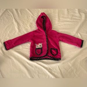Kidgets hoodie for baby girl size 3/6 months color pink